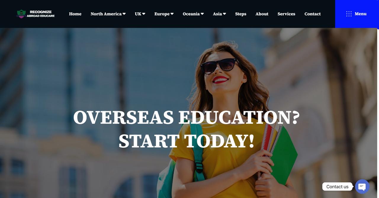 Recognize EDU - Live Education Website Project